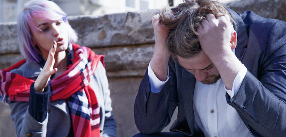 Woman disrespecting her man